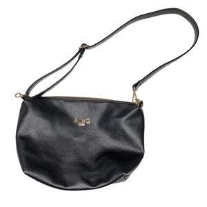 BCBG Paris Cross Body Gold Hardware PU FAUX Leather Purse.